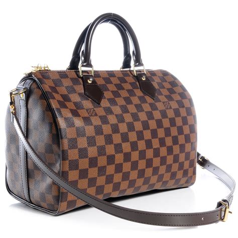 louis vuitton speedy 30 bandouliere damier ebene price with tax|speedy damier ebene handbags.